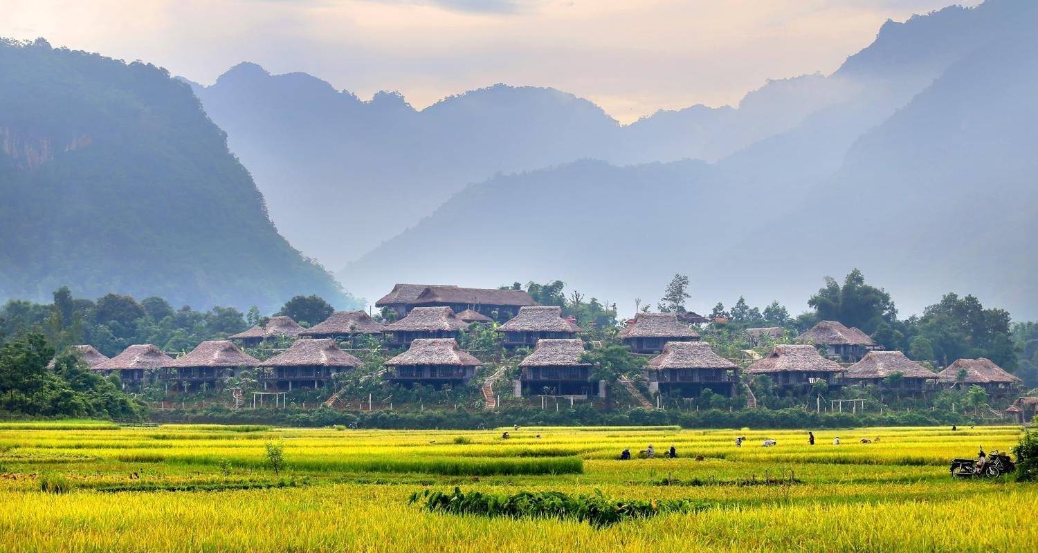 An adventure touring the most emblematic places in Viet Nam Vietnam Mountain Trail Explorer 8 Days 7 Nights