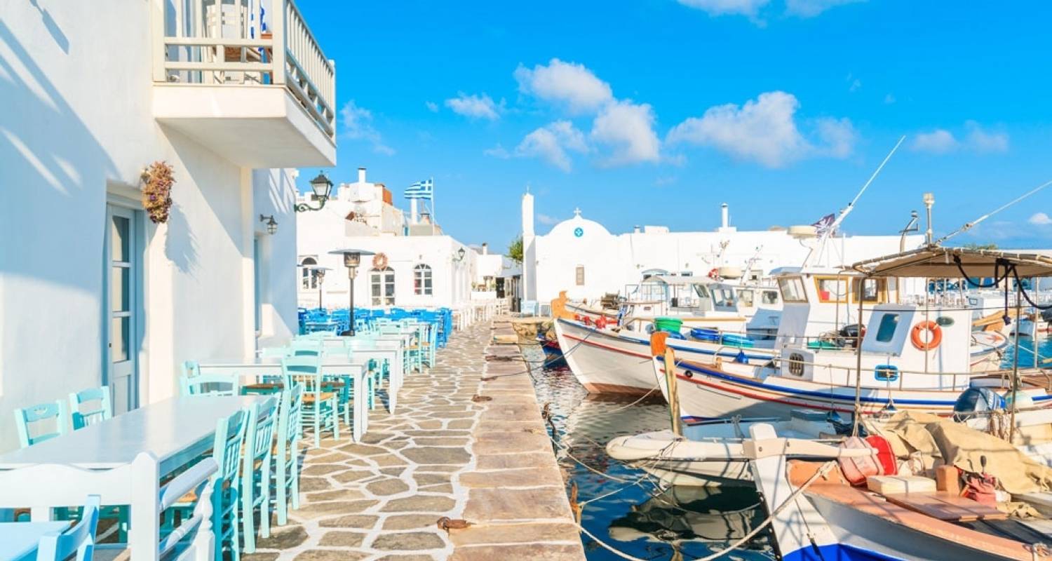 An adventure touring the most emblematic places in Greece 11 Day Tour In Santorini, Mykonos, Paros, Naxos: A Greek Isl