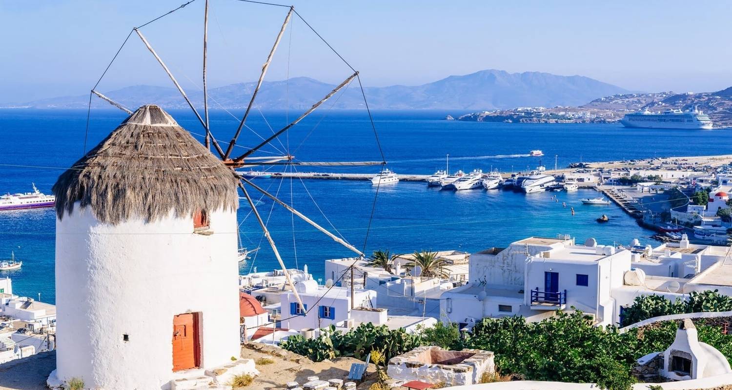 An adventure touring the most emblematic places in Greece 9 Day Tour In Milos, Santorini, Mykonos A Relaxing Greek Isl