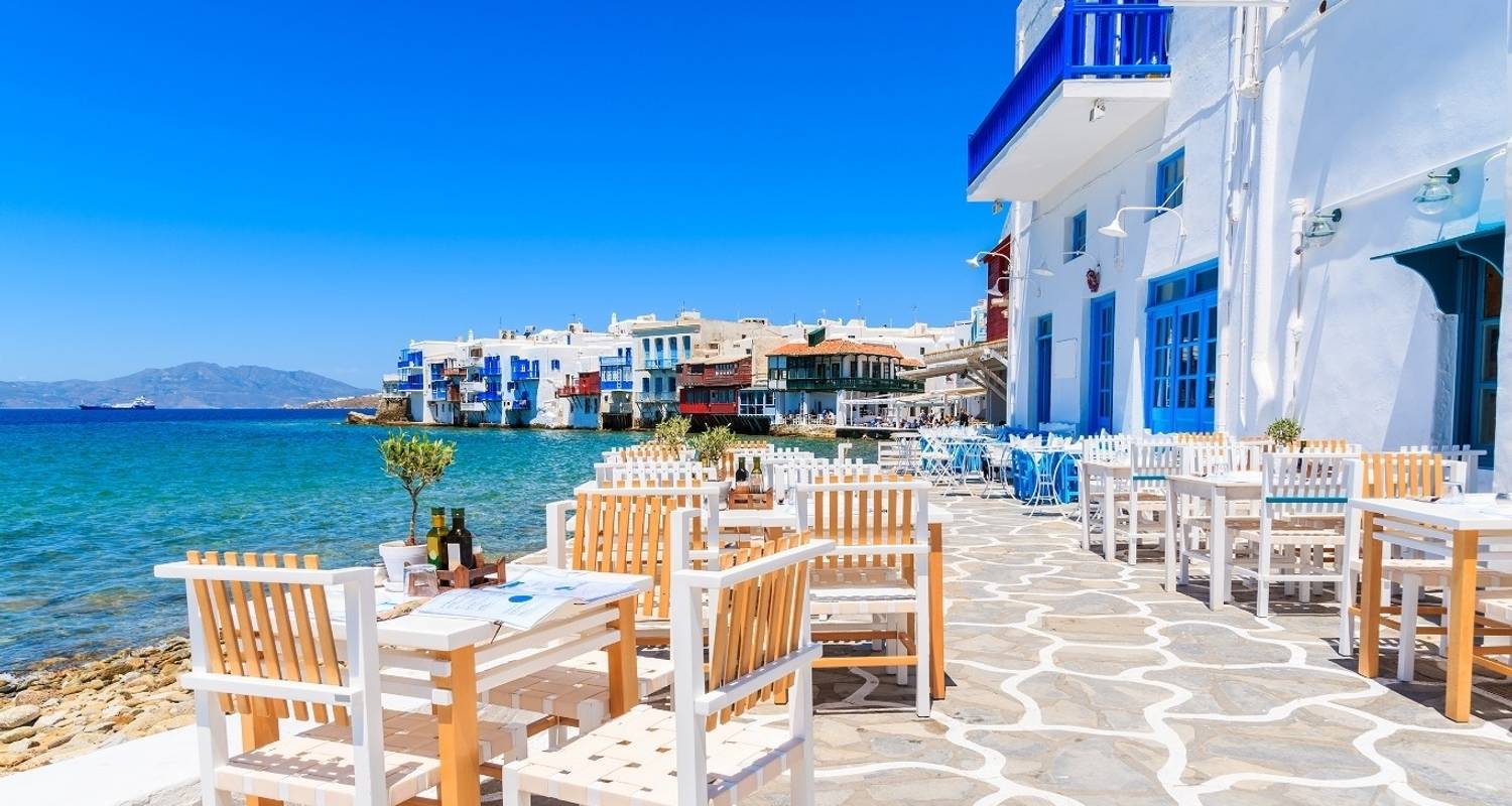 An adventure touring the most emblematic places in Greece 9 Day Tour In Paros, Mykonos & Santorini To Enjoy The Azure
