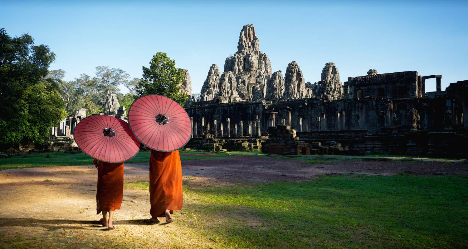 An adventure touring the most emblematic places in Cambodia Indochina Highlights: A 15-Day Adventure - Departure Every S