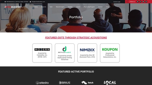 Portada del portfolio de Tech Wildcatters con LocalAdventures