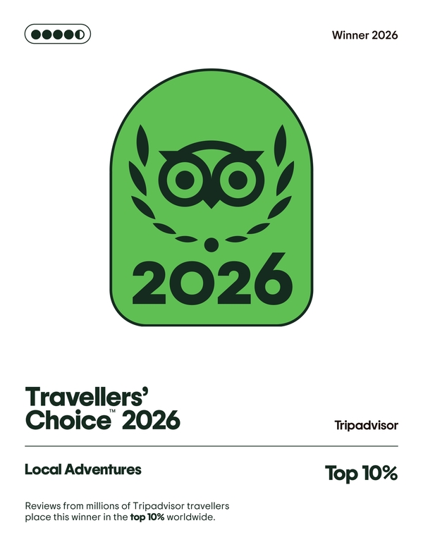 Perfil de Tripadvisor de LocalAdventures con insignia Travelers' Choice